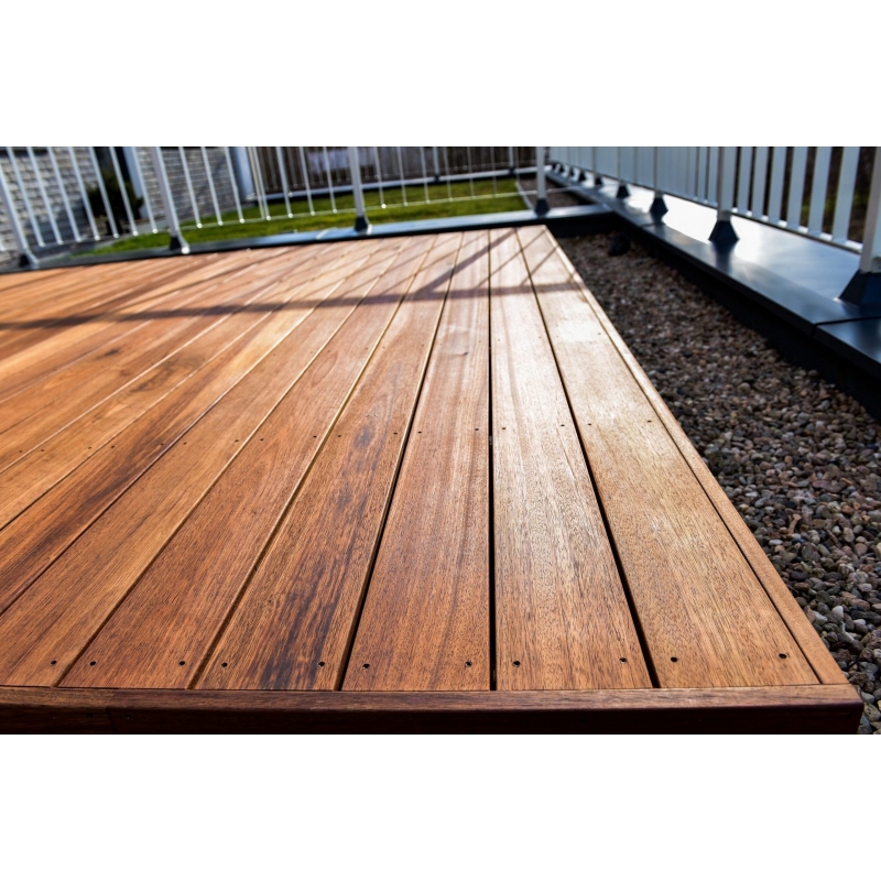 TEAK GUJAŃSKI deska tarasowa 16x135x4000mm WYPRZEDAŻ